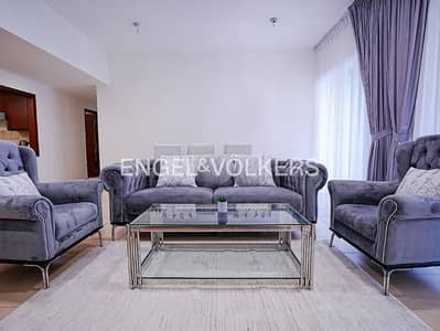 2 Bedroom Apartment for Sale in Jumeirah Beach Residence (JBR), Dubai - Large Layout | Marina View | Full Furnished