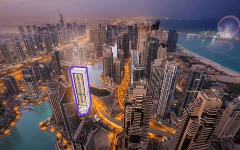 Studio for Sale in Dubai Marina, Dubai - High Floor | Investor Deal | Marina And Sea View