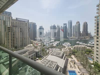 2 Bedroom Flat for Rent in Dubai Marina, Dubai - Marsa View | Chiller Free | Huge Balcony