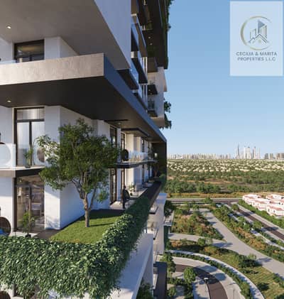 فلیٹ 2 غرفة نوم للبيع في مثلث قرية الجميرا (JVT)، دبي - Closeupbalcony. jpg