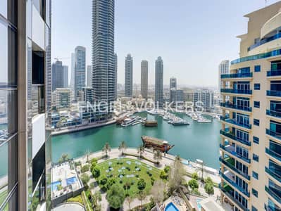 Studio for Rent in Dubai Marina, Dubai - Full Marina View | Fully Furnished | Vacant Now
