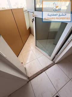استوديو بالكون بإطلالة للإيجار السنوي | الراشدية – عجمان بالقرب من الجراند مول وخلف ابراج عجمان ون