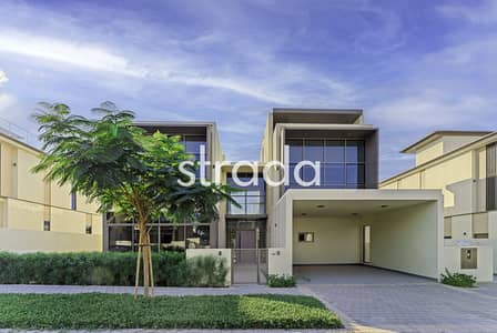 4 Bedroom Villa for Sale in Dubai Hills Estate, Dubai - Four BR | Burj View | Park Backing