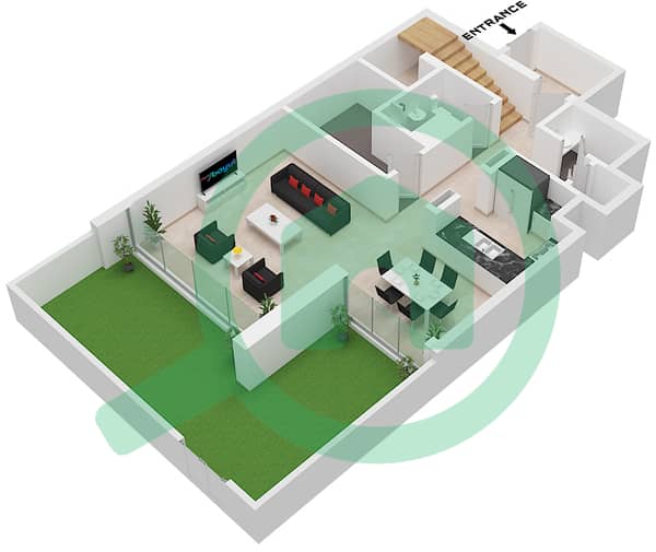 Type 1 Unit 01 Floor Ground