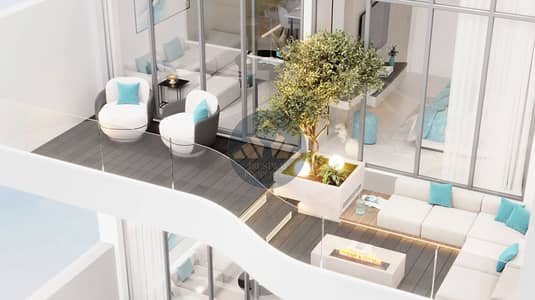 فلیٹ 1 غرفة نوم للبيع في مجمع دبي لاند ريزيدنس، دبي - balcony sunken 2. jpg