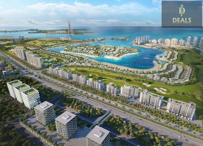 阿尔哈姆拉小镇， 拉斯海玛 1 卧室单位待售 - 1. Aerial View Morning. jpg