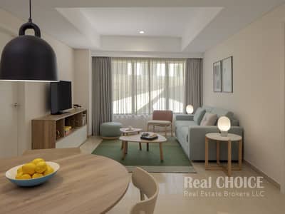 شقة فندقية 1 غرفة نوم للايجار في شارع الشيخ زايد، دبي - 1BR Lounge+Dining. jpg