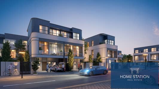 4 Cпальни Таунхаус Продажа в Дубайлэнд, Дубай - CGI-Night copy. jpg