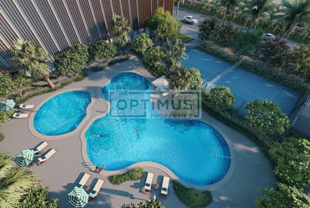 阿尔哈姆拉小镇， 拉斯海玛 2 卧室单位待售 - 12. Pool Top View. jpg