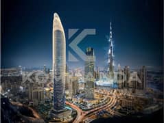 Pay 4,210K monthly | Direct view of Burj Khalifa | High floor (Real price