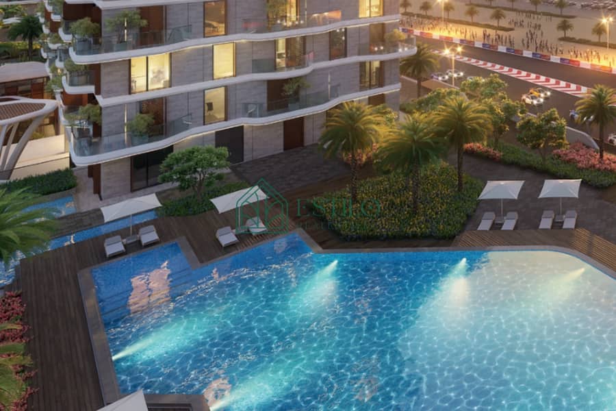 位于汽车城，Takaya 1 卧室的公寓 1459869 AED - 12720314