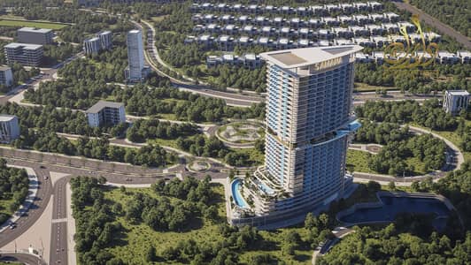 马岩街区， 迪拜 单身公寓待售 - Aerial-day RV. png