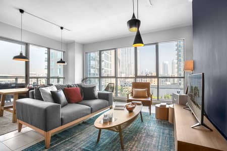 2 Bedroom Flat for Rent in Downtown Dubai, Dubai - Burj Khalifa View | Furnished | Flexible Terms