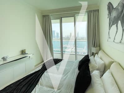 2 Bedroom Apartment for Rent in Dubai Harbour, Dubai - Fully Furnished | Sea View | Private Beach Access