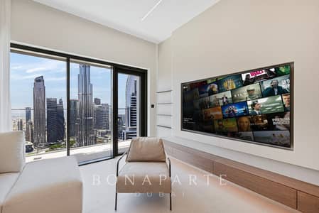 2 Bedroom Apartment for Rent in Downtown Dubai, Dubai - HIGH FLOOR | BURJ VIEWS | FURNISHED