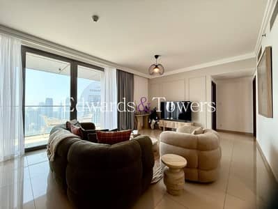 3 Bedroom Apartment for Rent in Downtown Dubai, Dubai - Burj Khalifa view | Fully furnished | 3 Bed w/maid