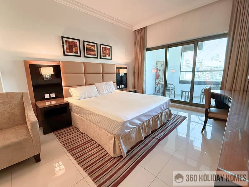Spacious Studio | Balcony | High Floor | Capital Bay