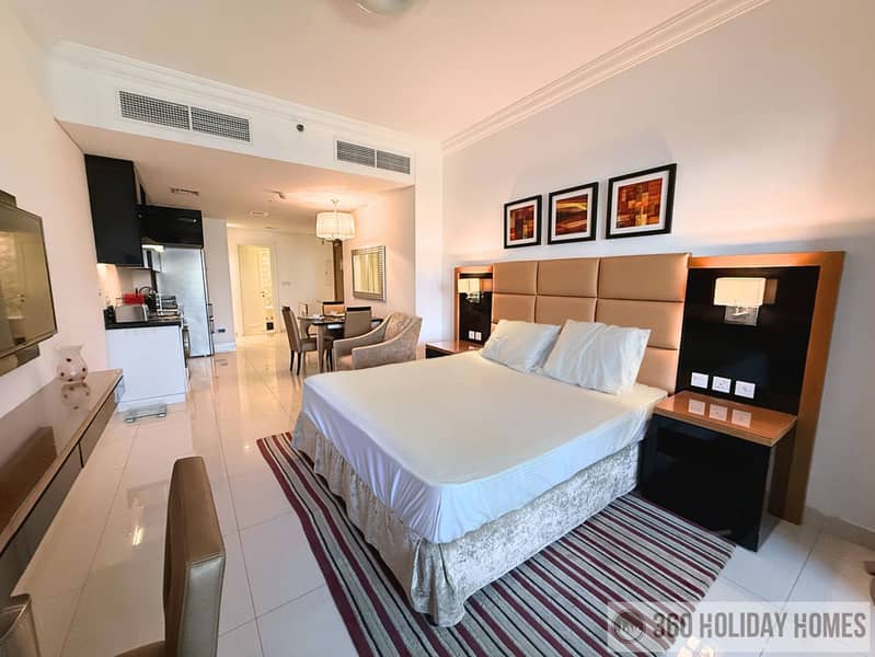 Spacious Studio | Balcony | High Floor | Capital Bay