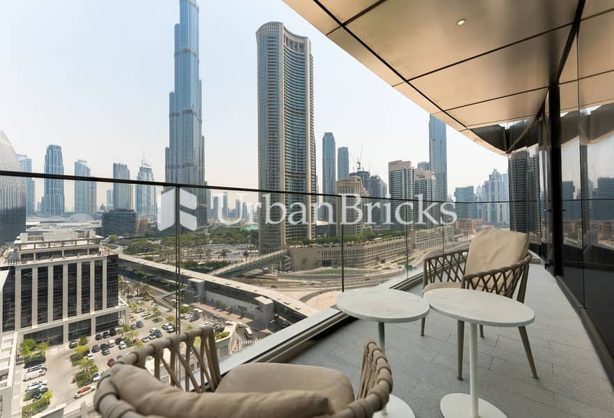 Burj Khalifa View l Furnished l High Floor