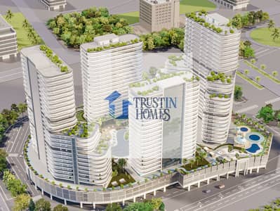 阿尔扬街区， 迪拜 2 卧室单位待售 - TCD 4 Towers View. jpg