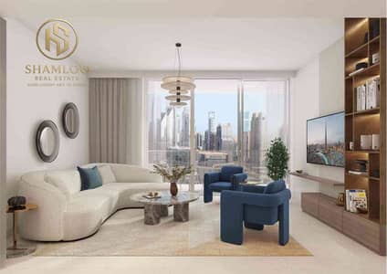 فلیٹ 1 غرفة نوم للبيع في الخليج التجاري، دبي - VYB living room 1. jpg
