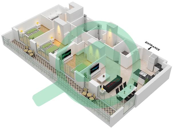 Type 3 Unit 10 Floor 1