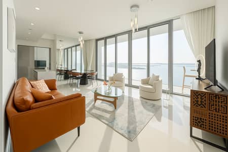 2 Bedroom Apartment for Rent in Dubai Harbour, Dubai - living room 1 (2). png