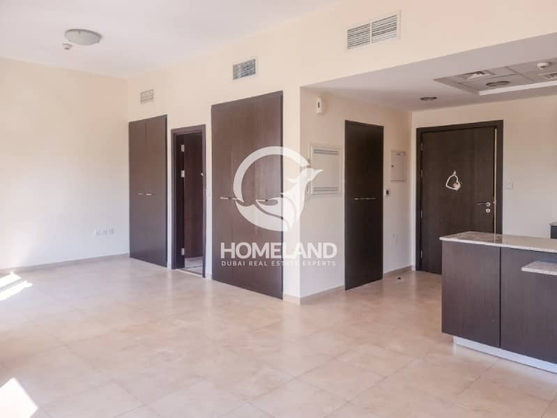 L Shape Studio | Pool View | Rented Unit