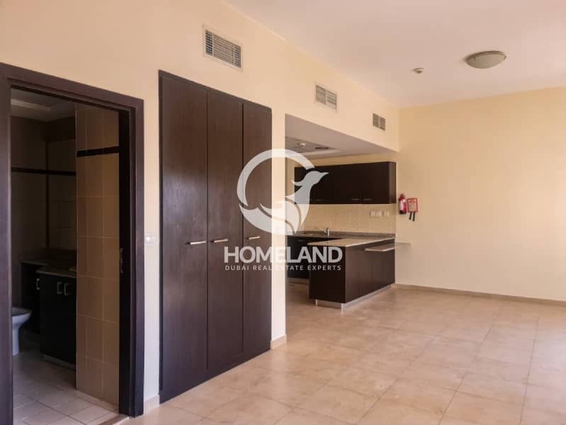 L Shape Studio | Pool View | Rented Unit