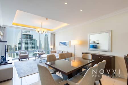 2 Bedroom Apartment for Rent in Downtown Dubai, Dubai - Full Burj View | Furnished | High Floor