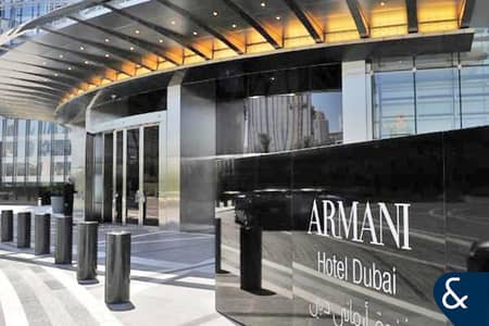 1 Bedroom Apartment for Sale in Downtown Dubai, Dubai - Serviced One Bedroom | Armani Branded | VOT