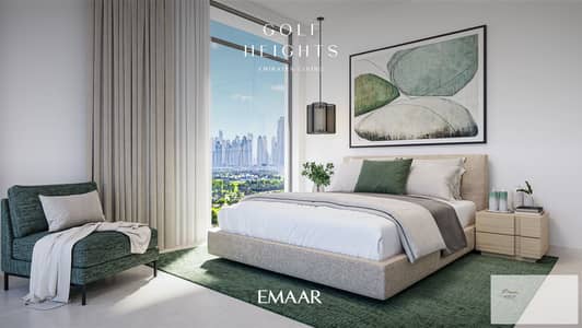 1 Спальня Апартамент Продажа в Вьюз, Дубай - GOLF_HEIGHTS_BRANDED_RENDERS10. jpg