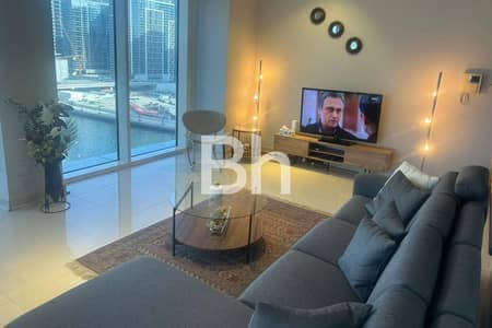 1 Bedroom Apartment for Rent in Business Bay, Dubai - Fully Furnished | Luxurious | Partial Canal View