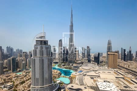 2 Bedroom Flat for Rent in Downtown Dubai, Dubai - Prestige Apt with Burj View | Ready to Move in