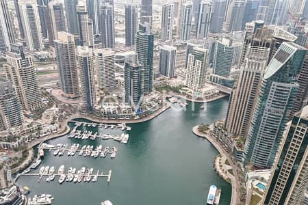 2 Bedroom Apartment for Rent in Dubai Marina, Dubai - Marina View | High Floor | Furnished