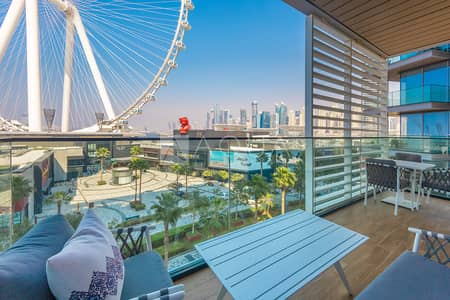 3 Bedroom Apartment for Sale in Bluewaters Island, Dubai - Full Ain view | Vacant | Classic Decor