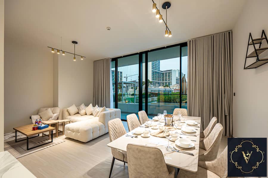 Spacious | Brand New with Privet Pool 2-BedroomsBINGHATTI ONYX Pool view