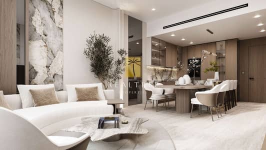2 Bedroom Flat for Sale in Motor City, Dubai - Dining & Living. jpg