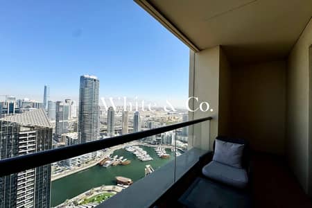 2 Bedroom Flat for Rent in Jumeirah Beach Residence (JBR), Dubai - Marina Views | High Floor | Available Now