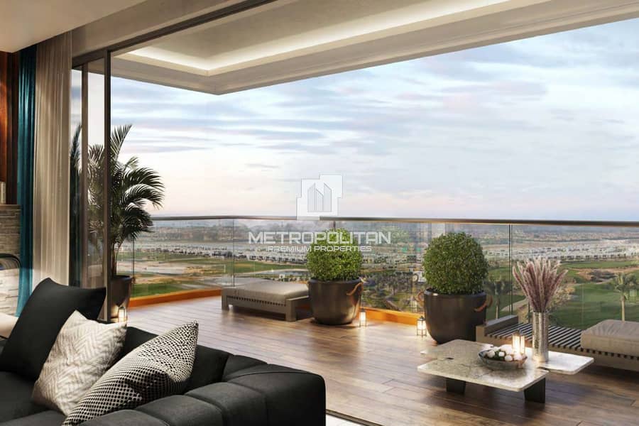 位于达马克山庄，高尔夫之门2号 1 卧室的公寓 980000 AED - 12744301