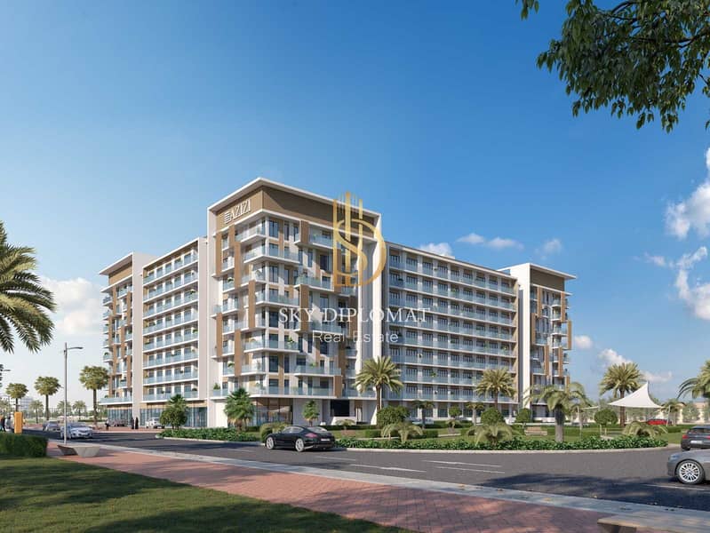 Квартира в Дубай Студио Сити，Azizi Beach Oasis 2，Azizi Beach Oasis 2 Tower A, 2 cпальни, 1496250 AED - 12746361
