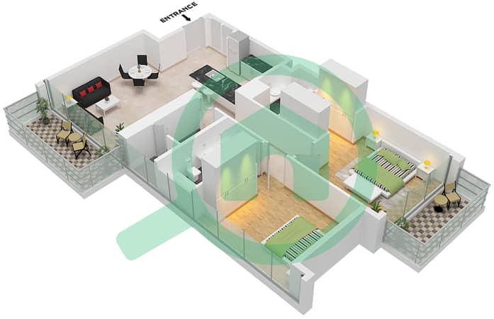 Type B Unit 1,10 Floor 22-27,30-35