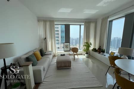 1 Bedroom Apartment for Rent in Downtown Dubai, Dubai - High Floor | Large 1BR | Fountain and Canal View