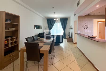 2 Bedroom Flat for Rent in Dubai Marina, Dubai - Furnished | Marina View | Near Tram