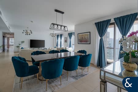 4 Bedroom Flat for Sale in Jumeirah Beach Residence (JBR), Dubai - Rare To Market | Marina View | 2,911 Sq. Ft