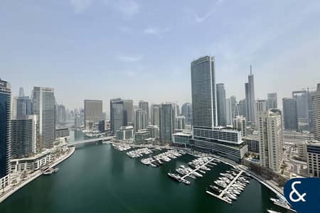 3 Bedroom Apartment for Rent in Dubai Marina, Dubai - Upgraded | Full Marina View | Unfurnished
