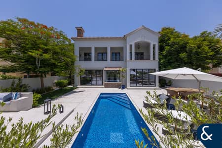 5 Bedroom Villa for Rent in Jumeirah Golf Estates, Dubai - Upgraded | Golf Course View | Unfurnished