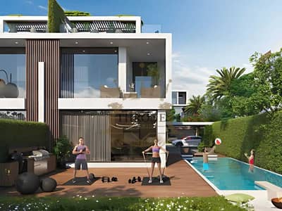 5 Bedroom Villa for Sale in DAMAC Hills 2 (Akoya by DAMAC), Dubai - Water Facing | Twin Villa | Selling at OP | 1% PP
