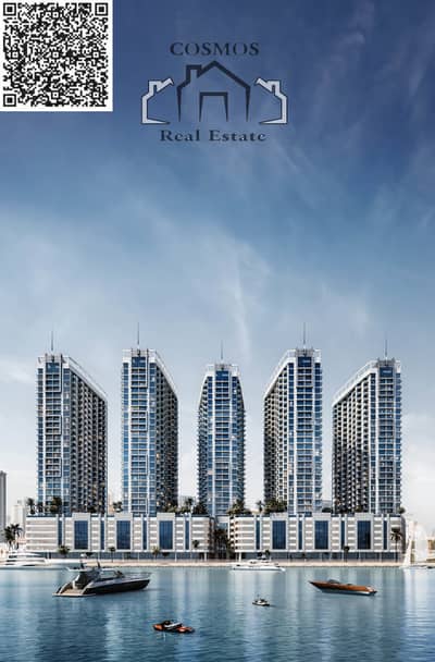 1 Bedroom Flat for Sale in Ajman Free Zone, Ajman - Ajman Creek Towers Creek View 1. jpg