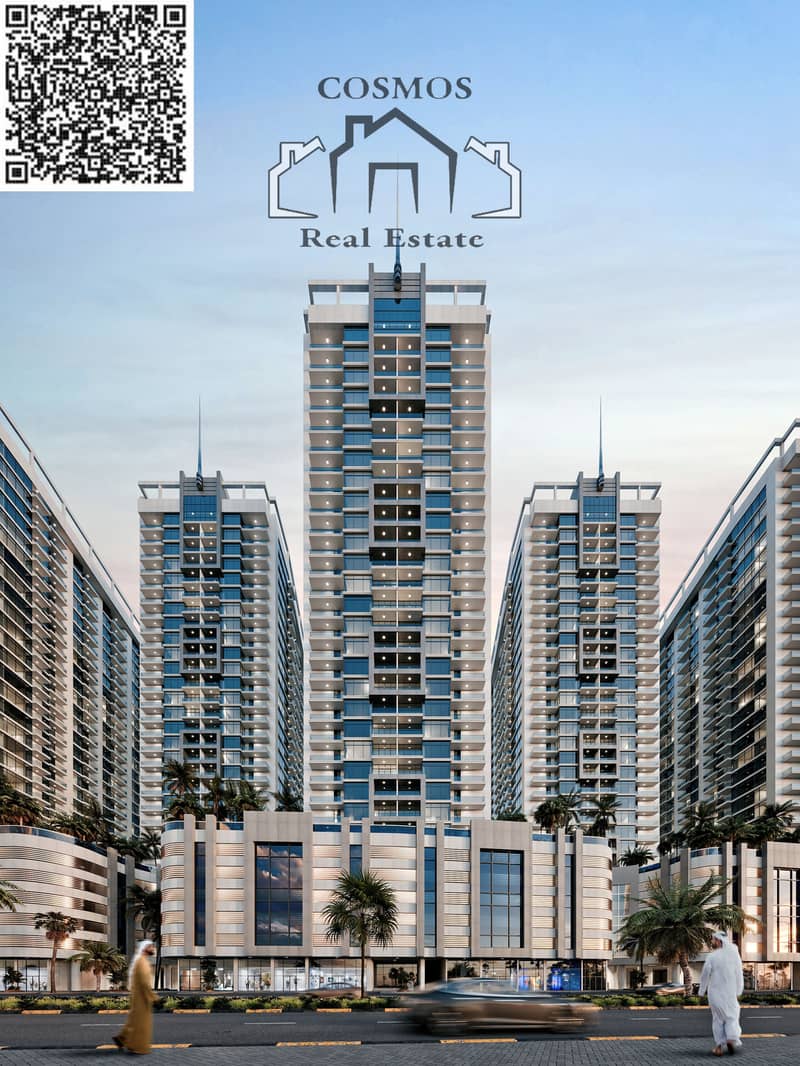 6 Ajman Creek Towers Single Tower View. jpg